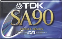 TDK SA90 High Bias Audiocassette Tape