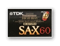 TDK SAX-60 Blank Audiocassette Tape 60 min
